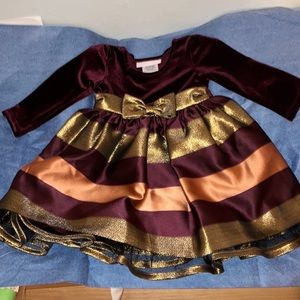 BONNIE BABY HOLIDAY DRESS 12 MONTH